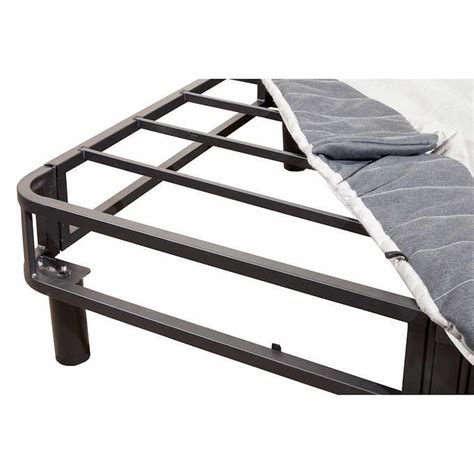 enforce 7 metal box spring with headboard bracket and legs|metal box spring frame.